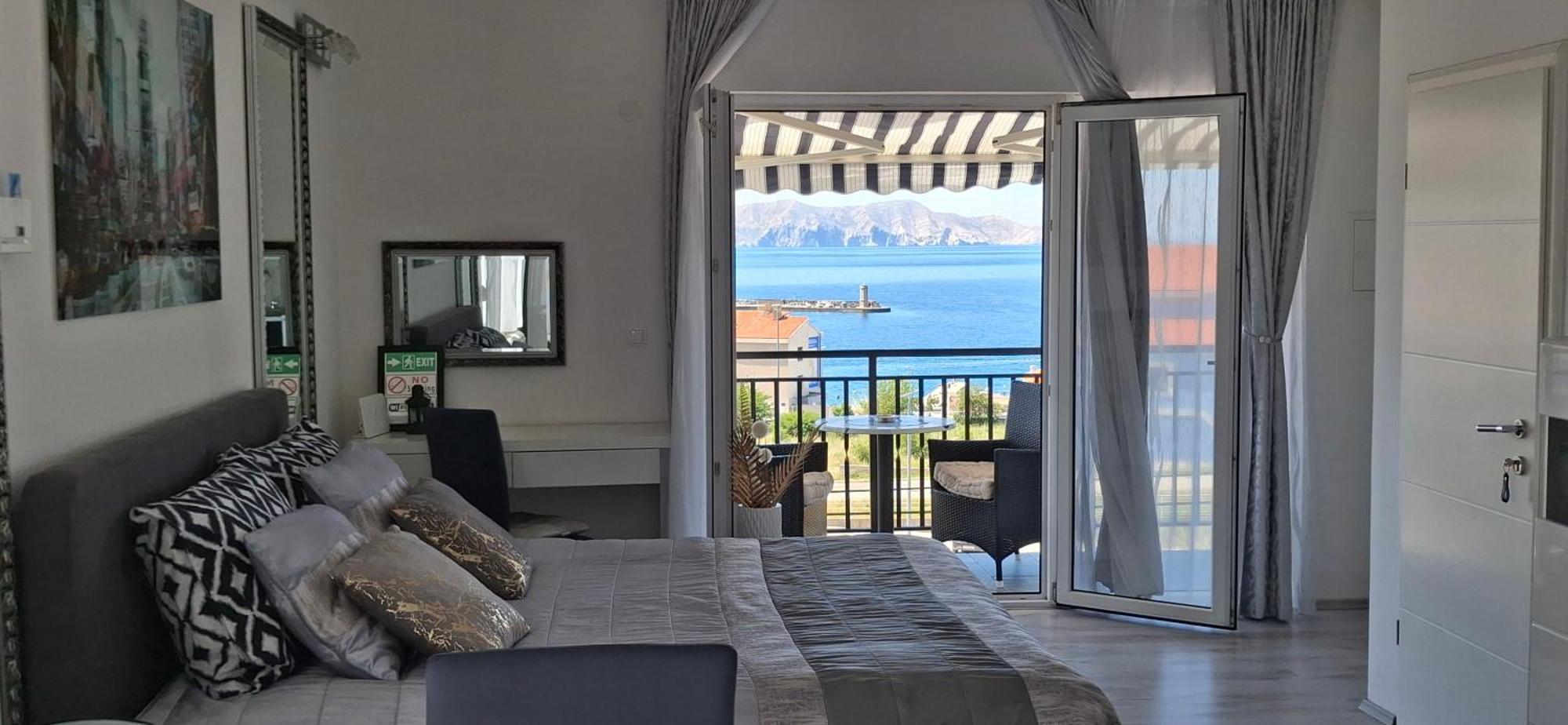 Beautyful Sea View 6 Luxury Studio Danijela 1 센 외부 사진